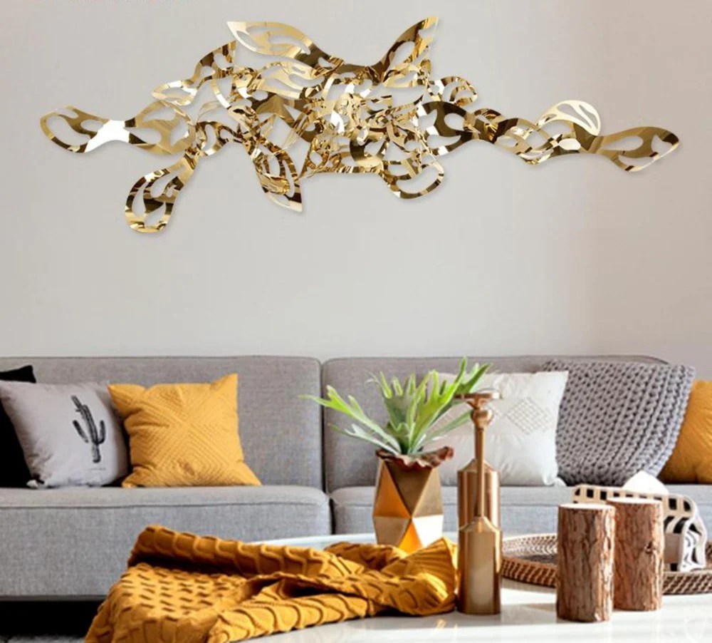 Gold wall decor ideas